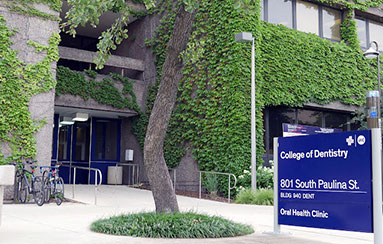 Exterior of the College of Dentistry