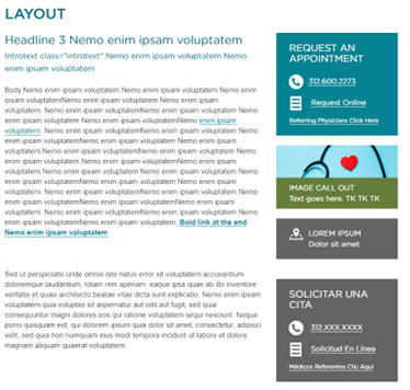 Right-Aligned Callouts Example