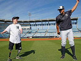 Landis Sims, 10, Defies the Odds on the Baseball Field