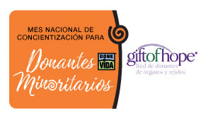 Mes Nacional de Concientizacio para Donantes Minoritarios