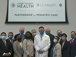 Partnership for Pediatric Care: UI Health, Cook County Health Announce Specialty Pediatric Services Collaboration