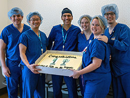 Milestone: 100 Outpatient Robotic Surgeries at Specialty Care Building