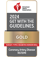 Get with the Guidelines Gold for Coronary Artery Disease STEMI Receiving