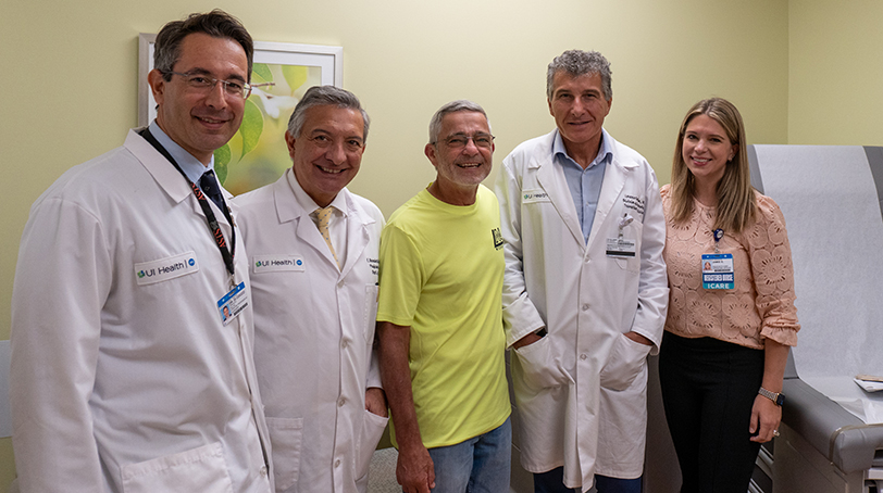 Dr. Di Cocco, Dr. Benedetti, Edward Ed Augustin III, Dr.  Gallon, and Jamie Ghafari 