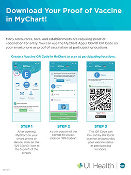 Download your proof of vaccine in MyChart