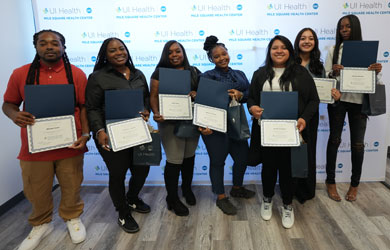 Recent dental assistant graduates