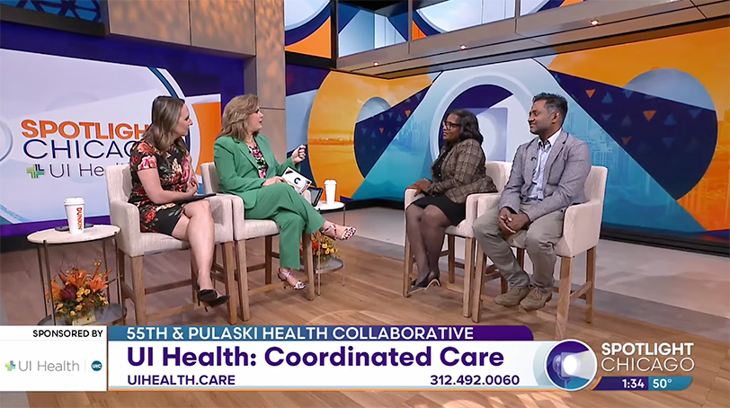 Dr. Heather Prendergast and Dr. Jobin John on WGN’s Spotlight Chicago